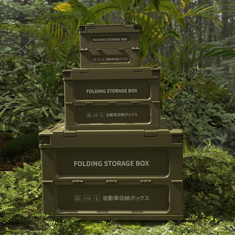 Camping foldable industrial wind turnover box car storage box ins…
