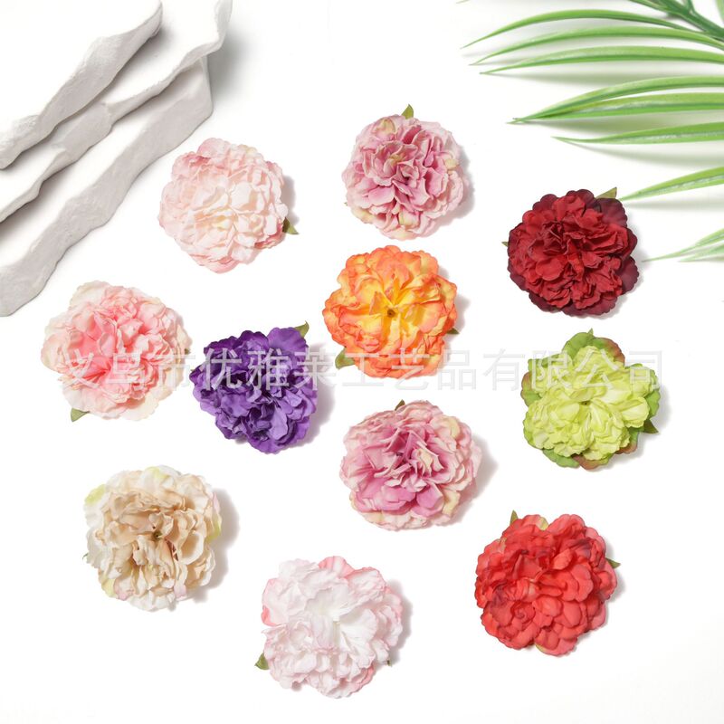 DIY Hand Artificial Burnt Edge Peony Hat Clothing Accessories Flower Head Silk Flower Fake Flower Wedding Flower Wall Decoration DIY Hand Artificial Burnt Edge Peony Hat Clothing Accessories Flower Head Silk Flower Fake Flower Wedding Flower Wall Decoration