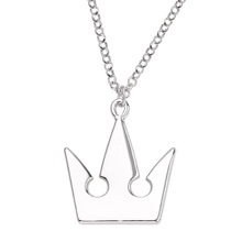 跨境货源游戏周边王国之心项链王冠爱心造型个性吊坠颈链 可代发