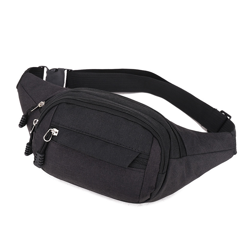 Riñonera Deportiva para Hombre de Nailon, Impermeable y Resistente al Desgaste