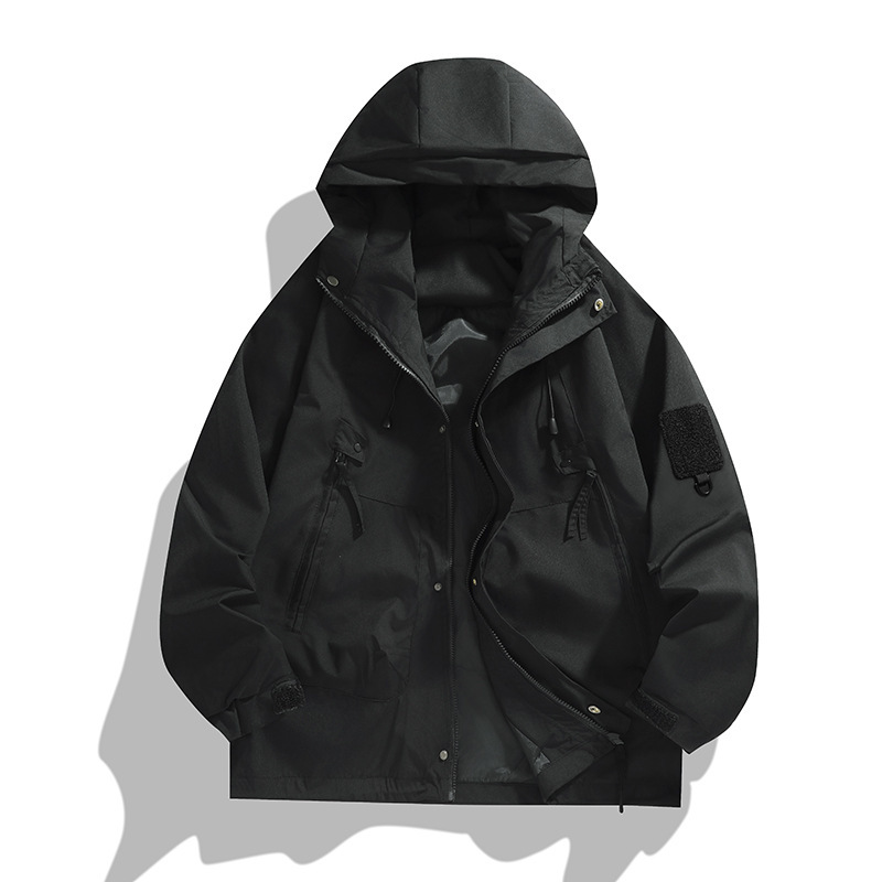 Mountain Style Workwear Outdoor Jacket Men's Spring and Autumn New Trendy Brand Loose Jacket Versatile Casual Men's and Women's Hooded Jacket