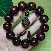 正品印度小叶紫檀爆满金星手串1.8天然木质文玩手串小红书热卖批