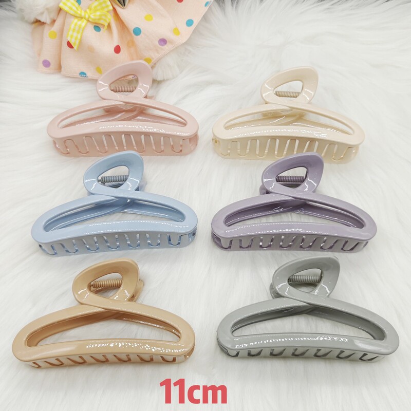 High-Quality Pc Unbreakable Gripper Plastic Shower Hair Clip Hair Accessory Headwear Clip Bulk Discount 2 Yuan Store Source