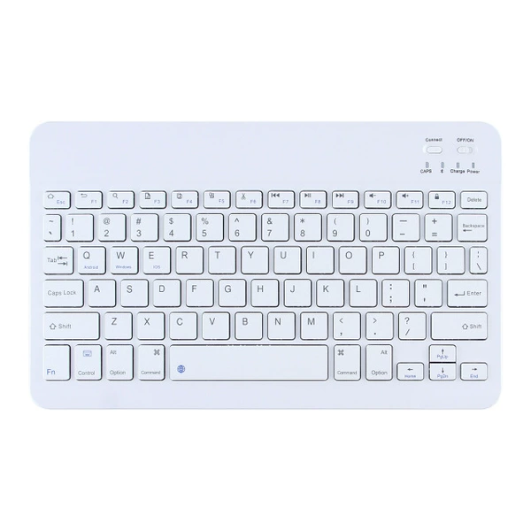 White keyboard, charging cable, 10inch