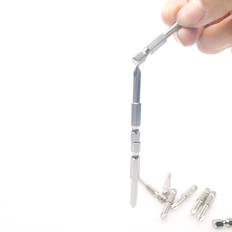 Cabeza de lote de destornillador cuadrangular interna 50MM cuadrangular cuadrado herramienta eléctrica S2 cabeza de lote magnética de cinta dura