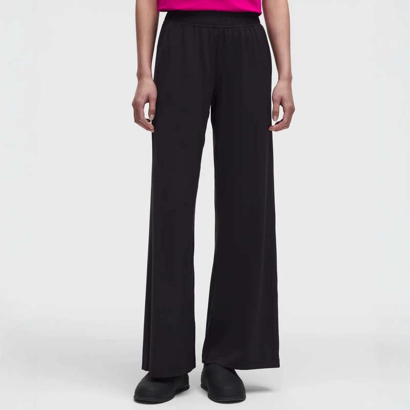 lulu silky flowy yoga pants for women, quick-dry wide-leg sports pants, loose, breathable, cool-feeling casual long pants lulu silky flowy yoga pants for women, quick-dry wide-leg sports pants, loose, breathable, cool-feeling casual long pants