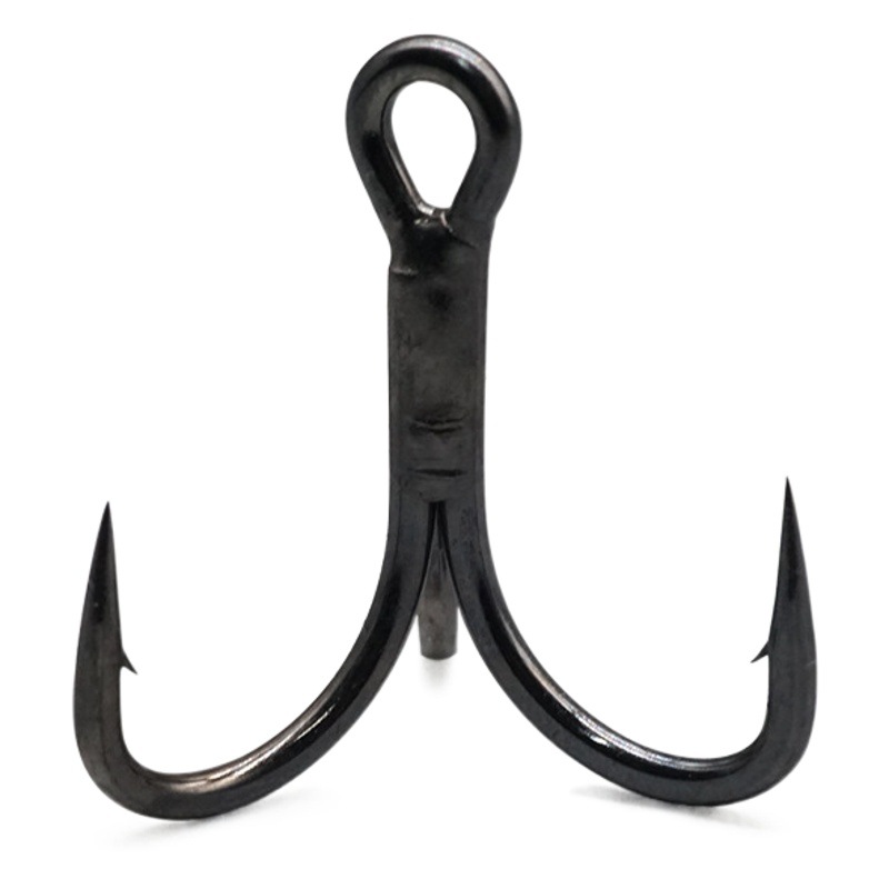 4 veces gancho de anclaje reforzado tres ganchos gancho de pesca Luya gancho de pesca tres anzuelos de anclaje gancho de pesca de mar Luya gancho largo gancho puntiagudo
