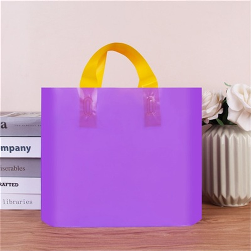 Bolsa de plástico simple engrosada tienda de ropa para niños bolsa caja de zapatos bolso maquillaje bolsa de regalo bolsa de logotipo de embalaje