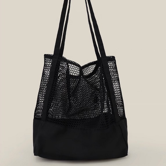 캔버스+메쉬 블랙