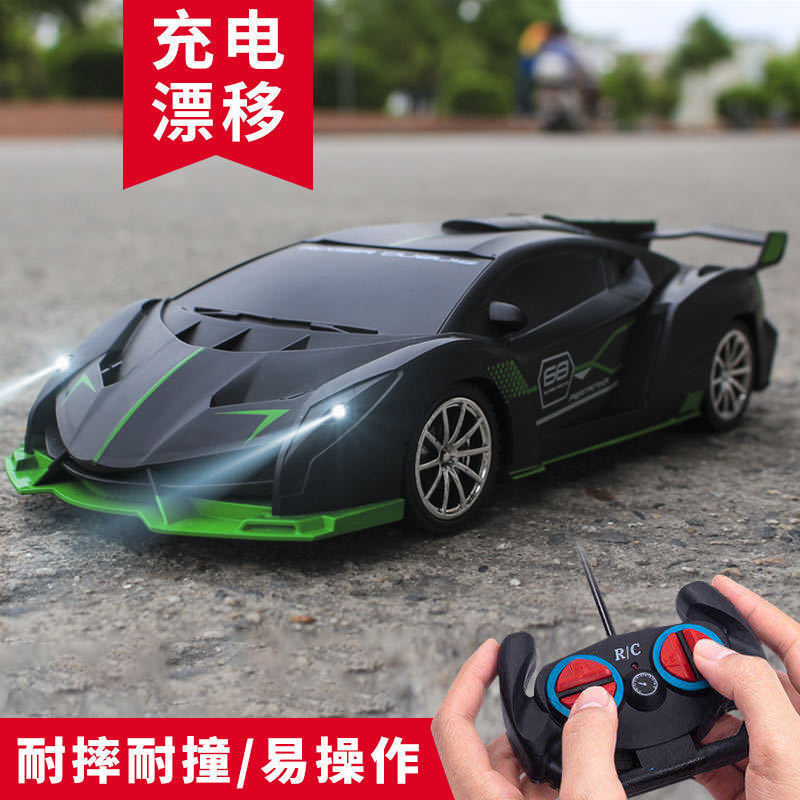 Cross-Border 1:18 Four-Way Remote Control Car Wireless High-Speed Drift Racing Children's Electric Toy Car Model Wholesale Cross-Border 1:18 Four-Way Remote Control Car Wireless High-Speed Drift Racing Children's Electric Toy Car Model Wholesale