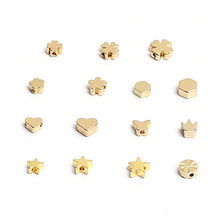 14/18k��ɫ���������������ǹ���ɢ�����diy�Ʒ��朲������l