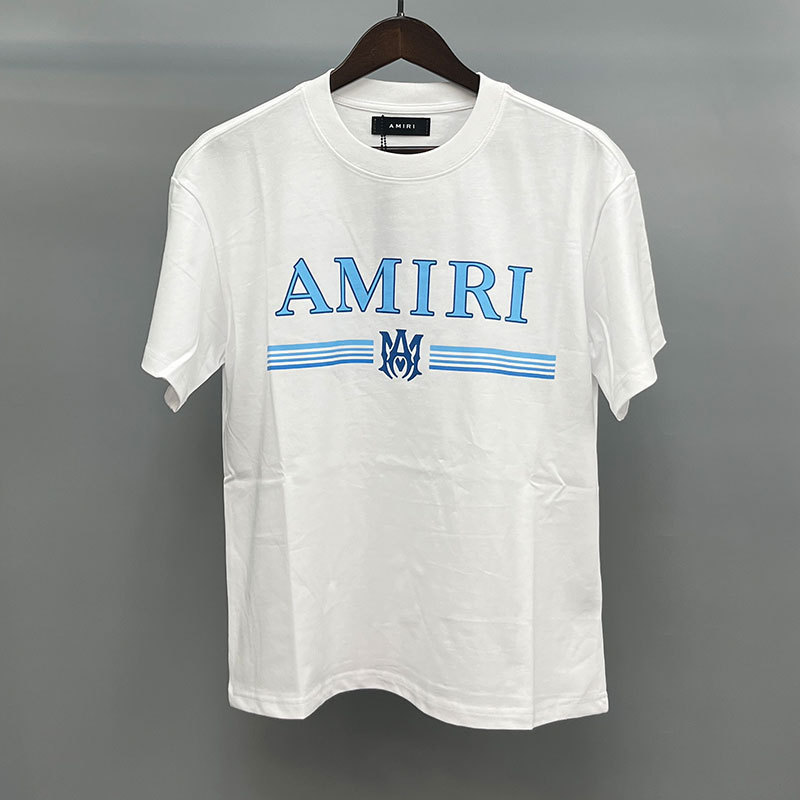 Amiriアメリカ潮牌高街男女カップル同項ゆるい半袖tシャツ夏薄い丸襟半袖|undefined