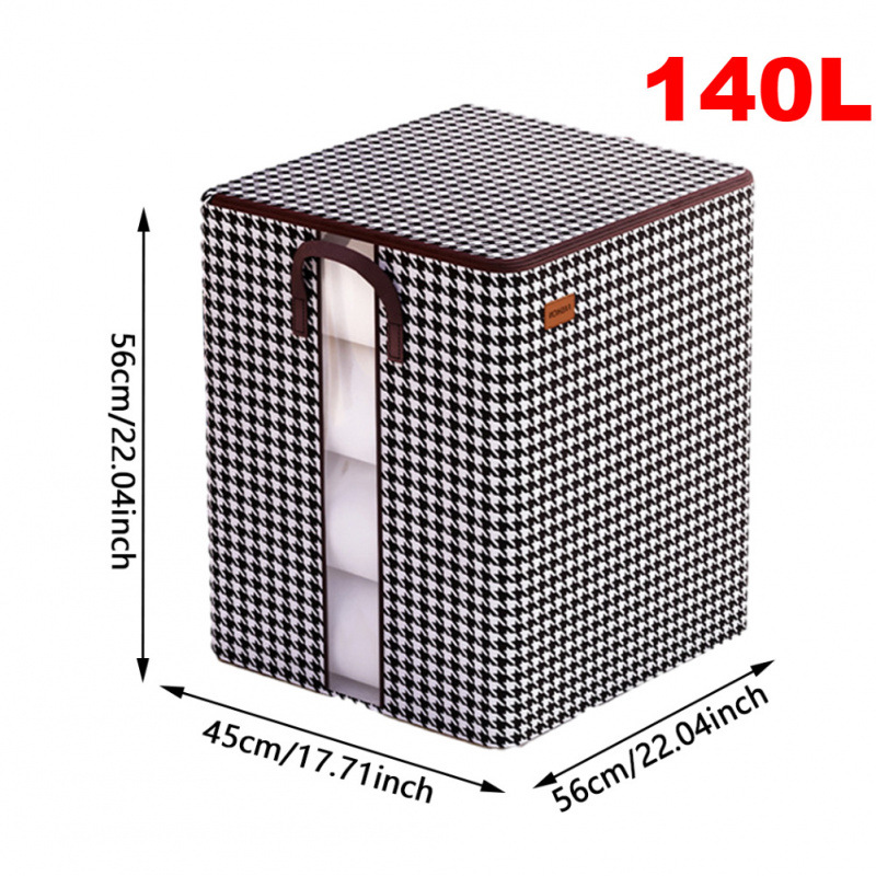100L Dirty Clothes Bag Box Foldable Laundry Hamper Basket