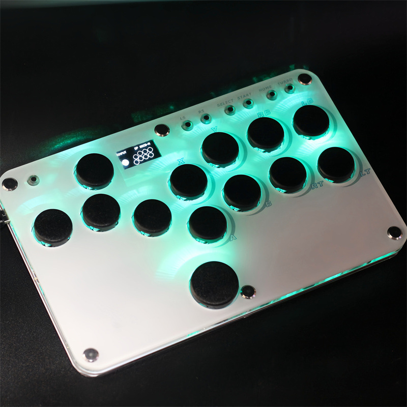 Cross-border e-commerce HITBOX Raspberry Piege Dou Keyboard Rear Covering Hot Plug steam Street Fighter 6 Rocker Handle Direction Cross-border e-commerce HITBOX Raspberry Piege Dou Keyboard Rear Covering Hot Plug steam Street Fighter 6 Rocker Handle Direction