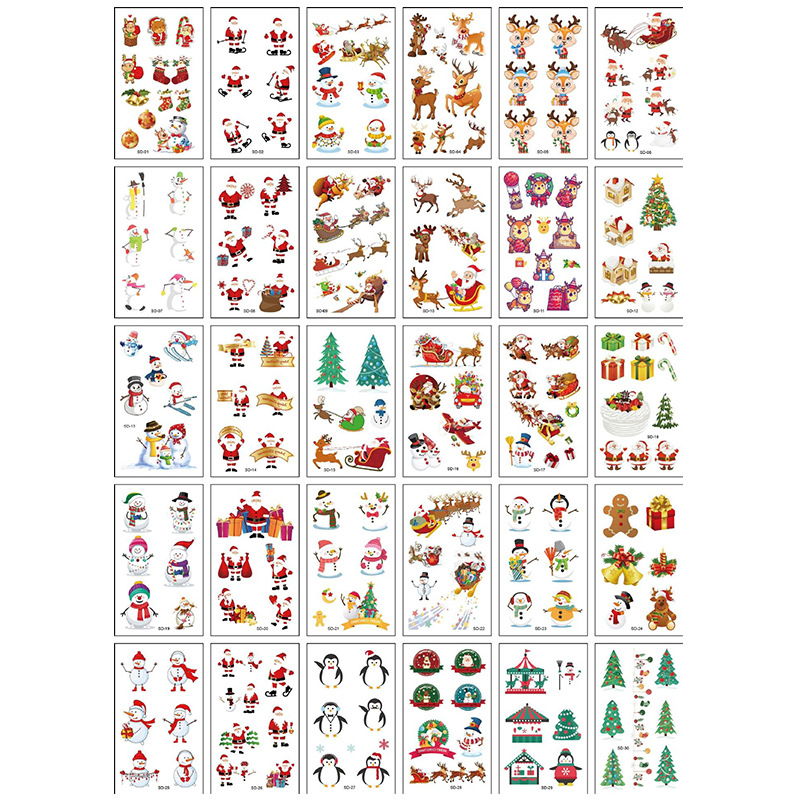 Pequeñas pegatinas de tatuajes de flores impermeables frescas, tatuajes de hombres y mujeres sexy, cicatrices desechables, pegatinas de tatuajes de rosas personalizadas