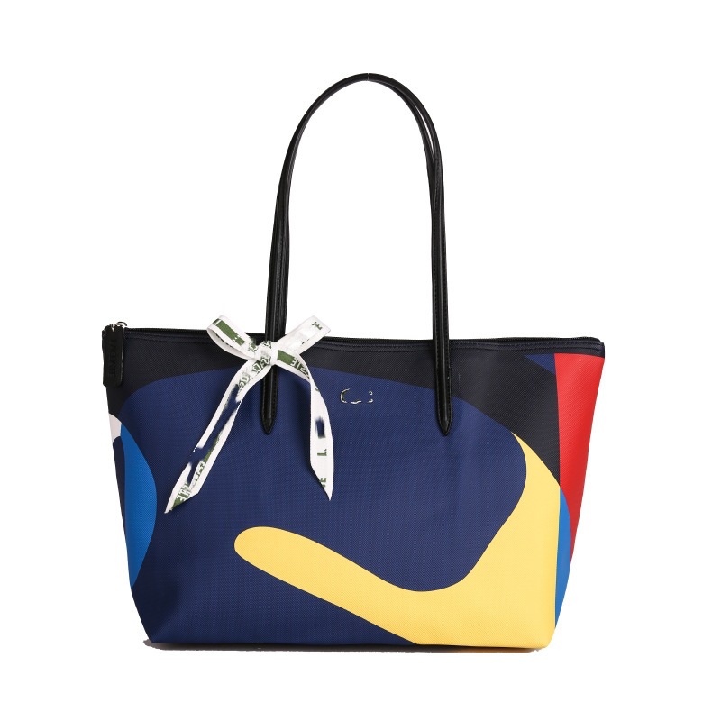 Cross-Border Popular Crocodile Tote Bag 2025 European and American New Graffiti Large-Capacity Mommy Bag Versatile Commuter Women's Bag Trend
