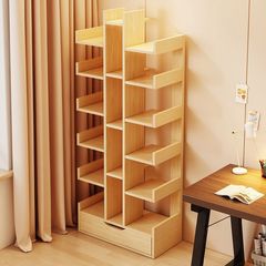 本棚が床に落ちた家庭用の多層本棚読書本収納物置棚子供絵本棚