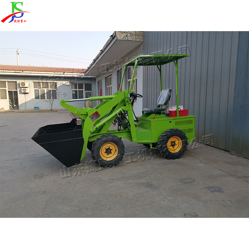 Cargador de tierra eléctrico de cuatro tracciones para equipos de transferencia de concreto de construcción de pavimento y camión de transporte de arena y grava de ingeniería de construcción