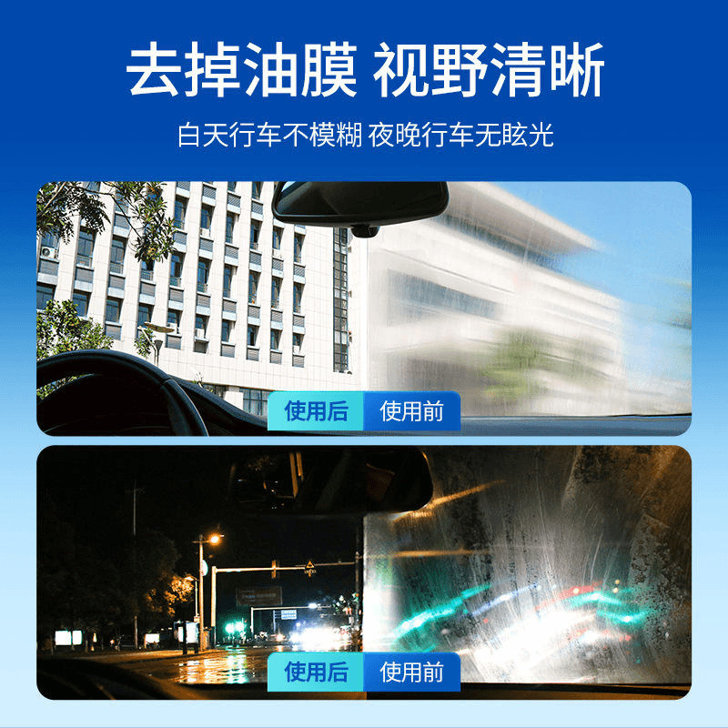 Car Glass Anti-Fog and Rain-Proof Agent Car Rearview Mirror Front Glass Maintenance Defogger Long-Lasting Defogging and Rain Removal