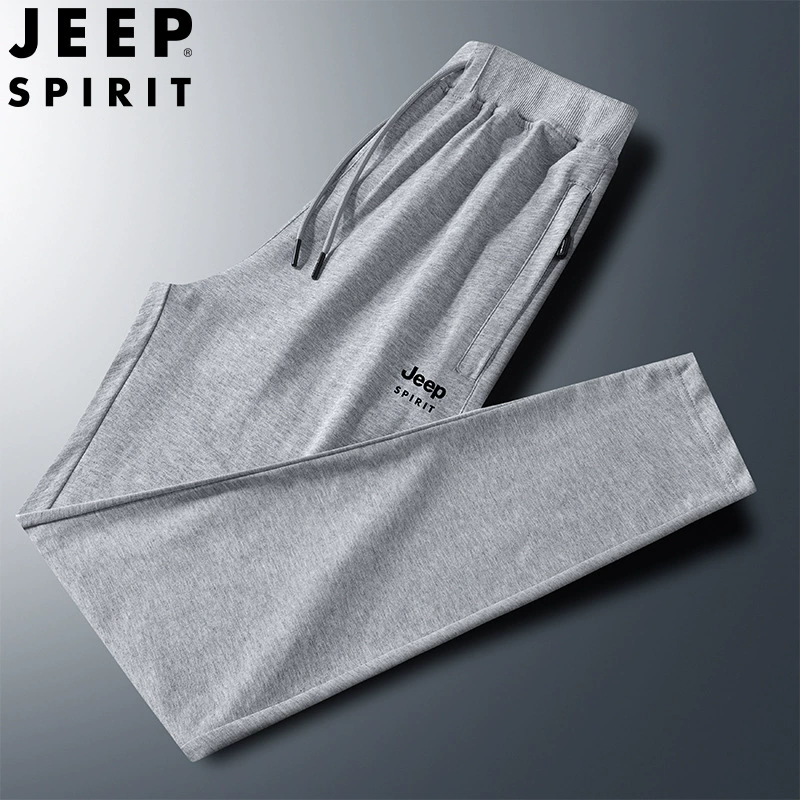 Jeep, модные тонкие дышащие брюки, свободный крой