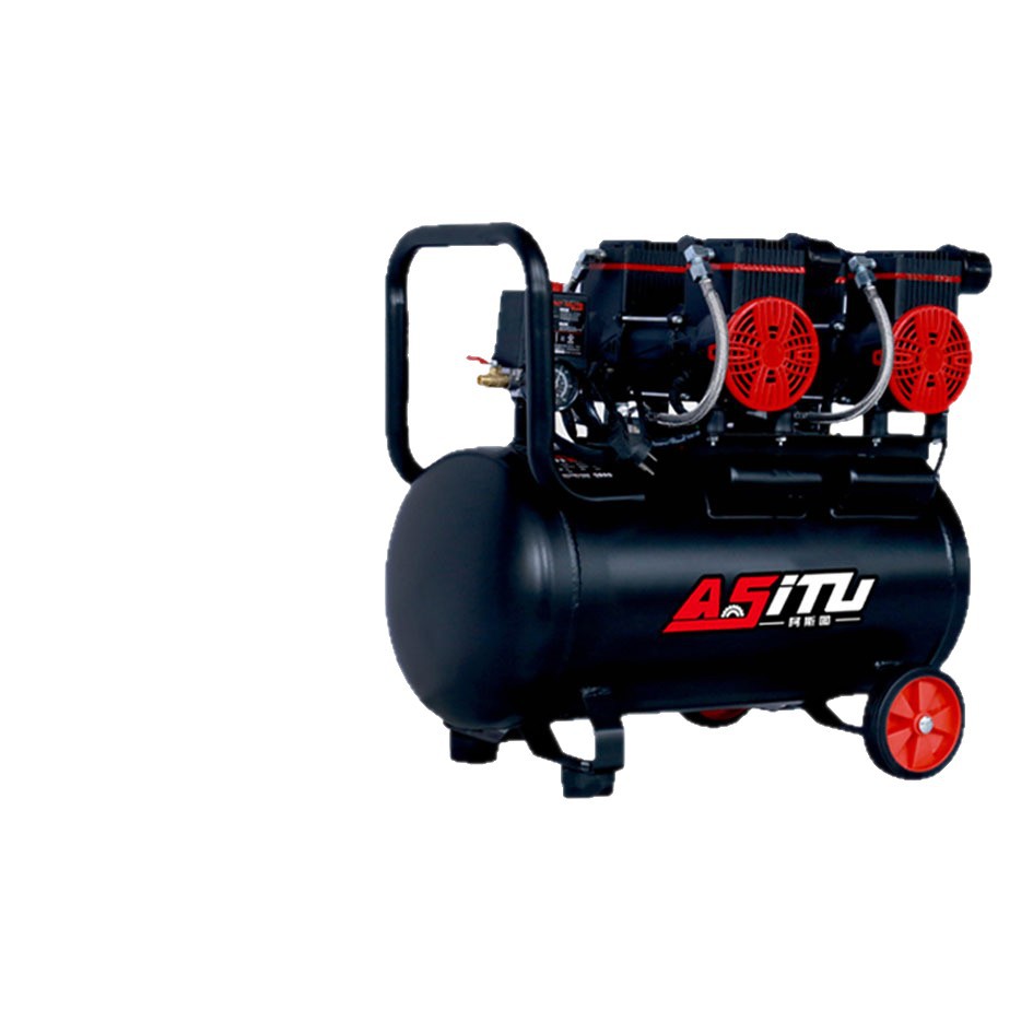 Silent oil-free air compressor 50L new model small air pump for woodworking, auto repair, and decoration, specialized for export