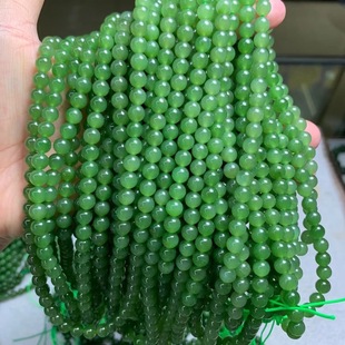 Hetian Jade Jasper 108 Beads Round Beads Necklace Lanyard 6mm Jade Pendant Bracelet Bracelet Accessories