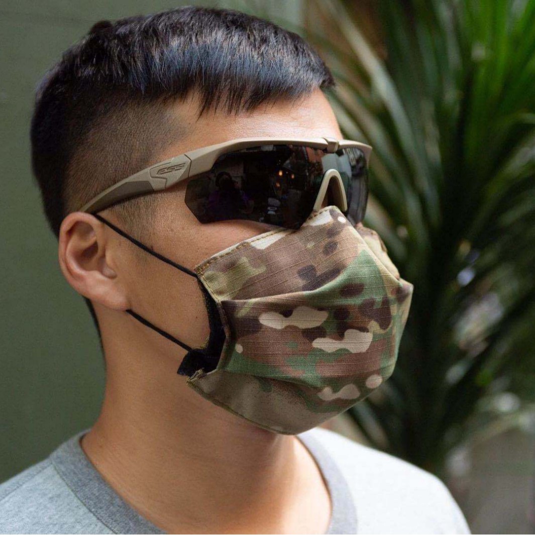 En stock soetac al aire libre ciclismo máscara cubierta protectora CS máscara táctica camuflaje máscara táctica cubierta de la máscara