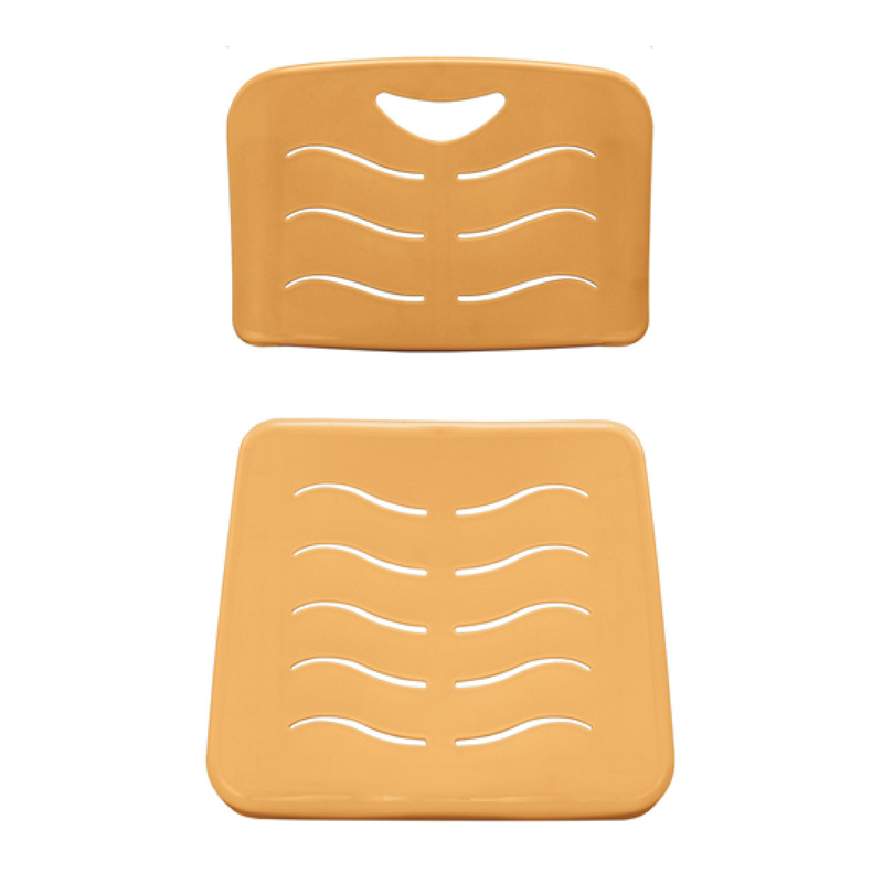 Desks and Chairs Plastic Stool Backrest School Students Children Study Table Chair Back Cushion Sitting Board Desk and Chair Accessories