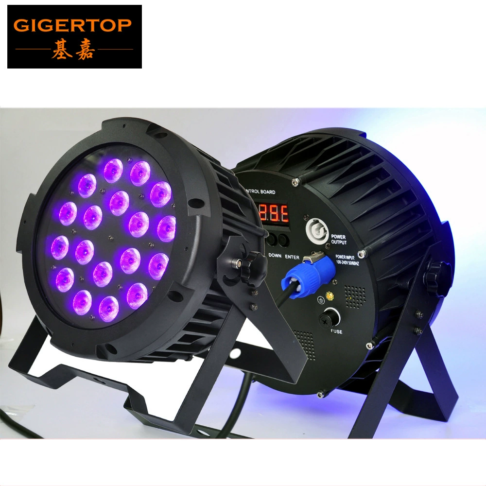 Не ночной кросс-бордер UV фиолетовый свет PAR свет 18 3W фиолетовые светодиодные бусины полный литой алюминиевый корпус сценический эффект лампа