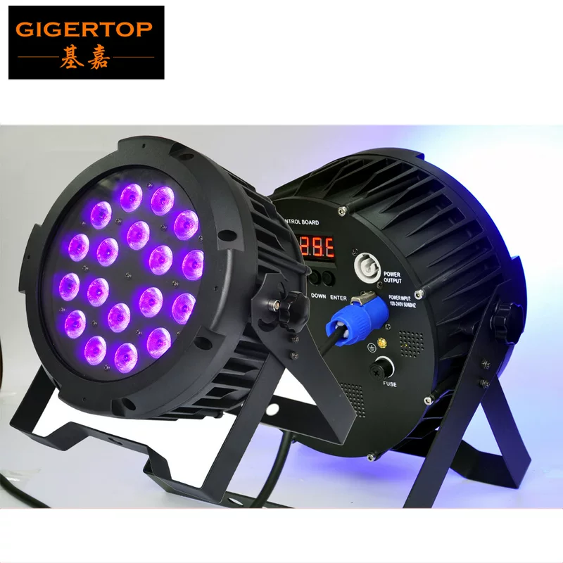 Не ночной кросс-бордер UV фиолетовый свет PAR свет 18 3W фиолетовые светодиодные бусины полный литой алюминиевый корпус сценический эффект лампа