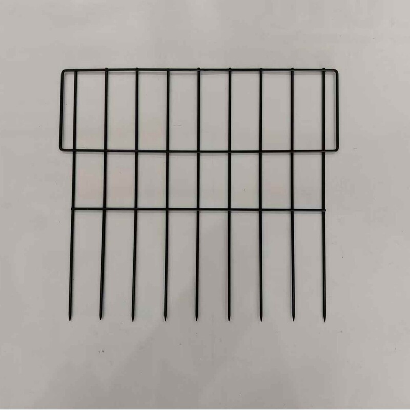 Cross-Border Garden Fence Outdoor Landscape Guardrail Metal Garden Courtyard Guardrail Border Ground Stakes Animal Barrier