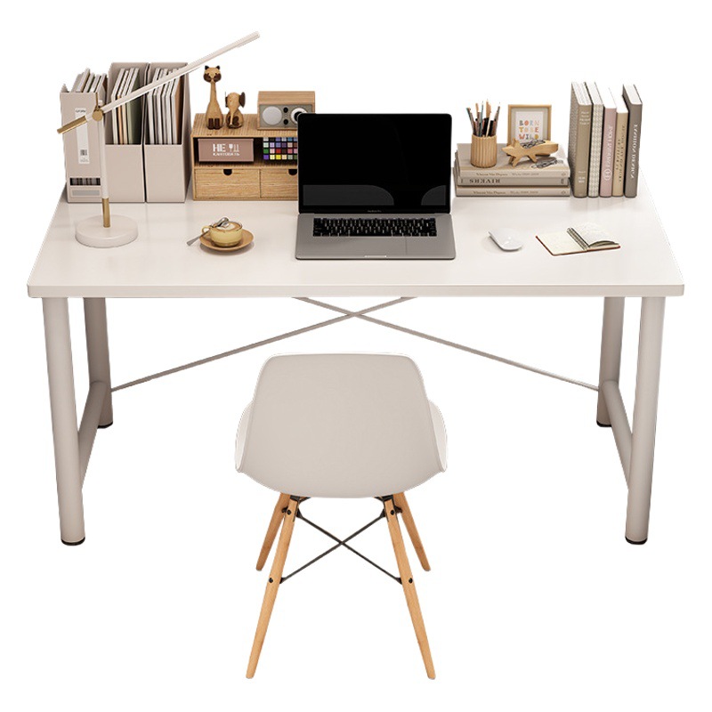 Escritorio simple casa Mesa chica dormitorio simple ins computadora escritorio pequeño apartamento mesa de estudio MESA de maquillaje blanco