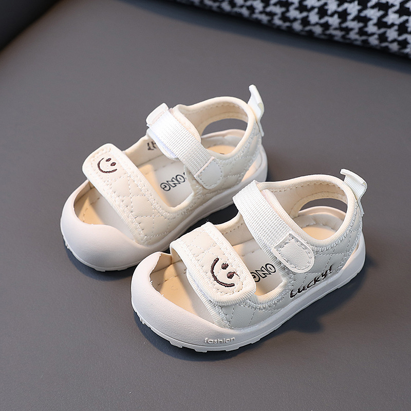 Kid's Casual Solid Color Round Toe Beach Sandals display picture 5