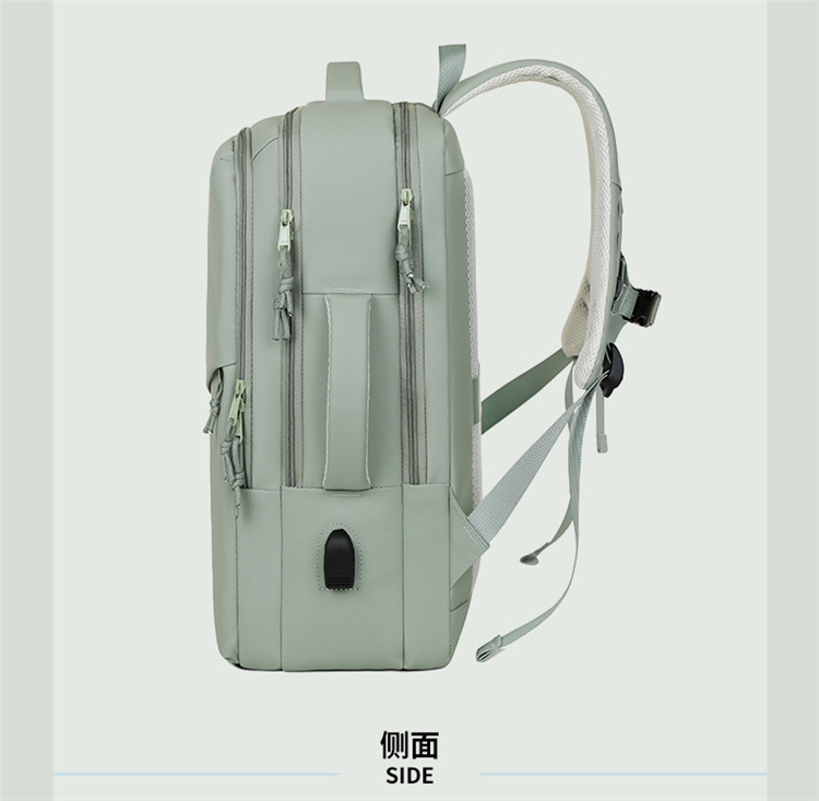 Cross-border backpack for men, multi-functional laptop bag, large-capacity dry-wet separation, leisure business travel backpack undefined