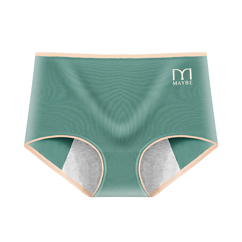 Cintura alta período fisiológico ropa interior período menstrual alargado capa a prueba de fugas Tía grande pantalones algodón refrescante Transpirable Calzoncillos de cintura alta