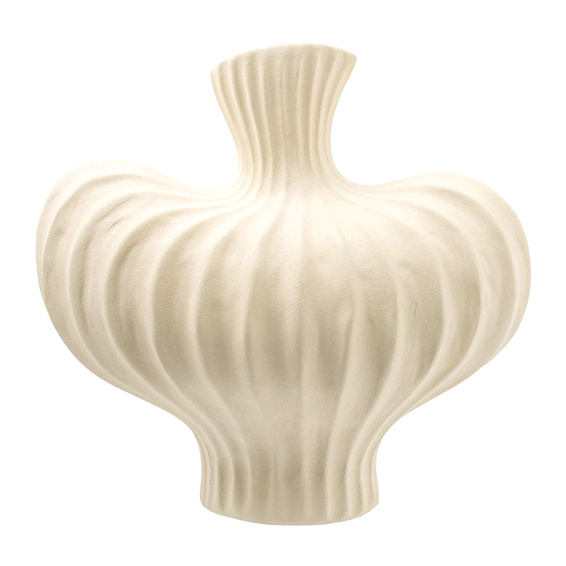 Luz de lujo de alto nivel sensación de vasos de cerámica de forma especial sala de estar doméstica modelo de sala de estar flor floral decoración ornamental