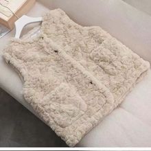 2025秋冬女士毛毛马甲外穿潮流百搭女生外套羊羔绒马甲女