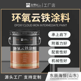 户外钢结构防腐环氧配套增厚各种工业涂料面漆环氧云铁中间涂料