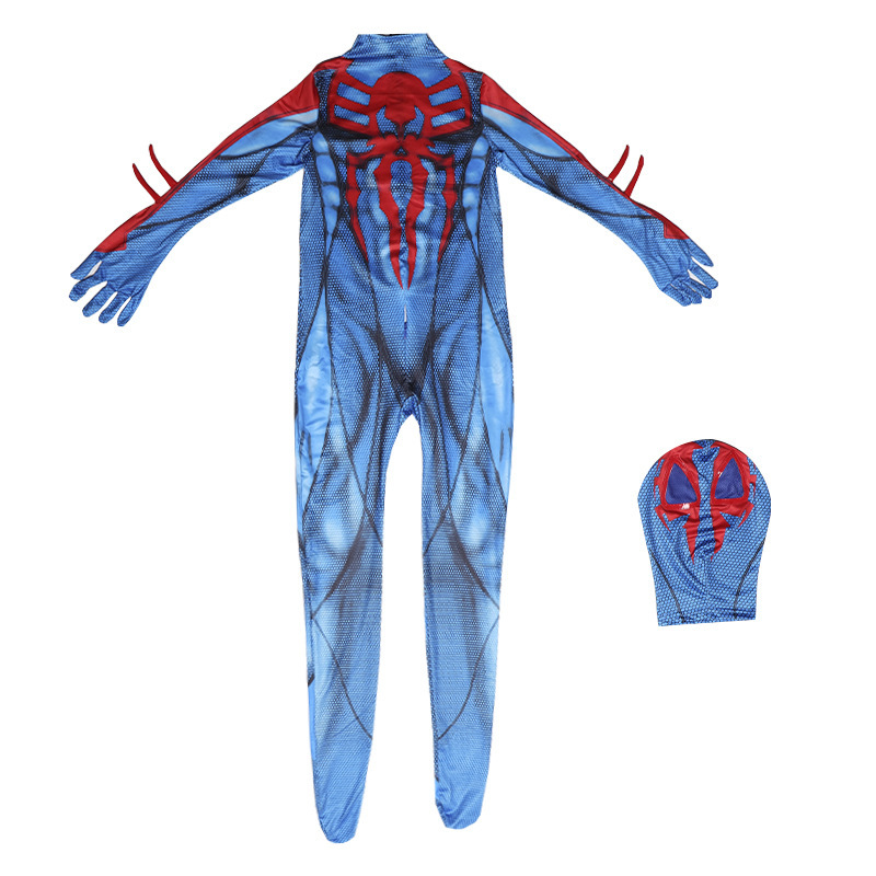 スチールスパイダーマンレオタードcos服远征子供アニメアダルト男性ハロウィーンコスプレ衣装|undefined