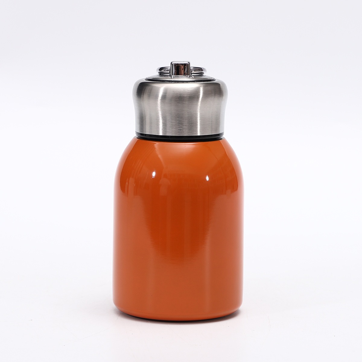 Cross-border mini lindo pequeño gordo Ding304 taza de aislamiento de acero inoxidable de doble capa vacío portátil anillo de bolsillo taza