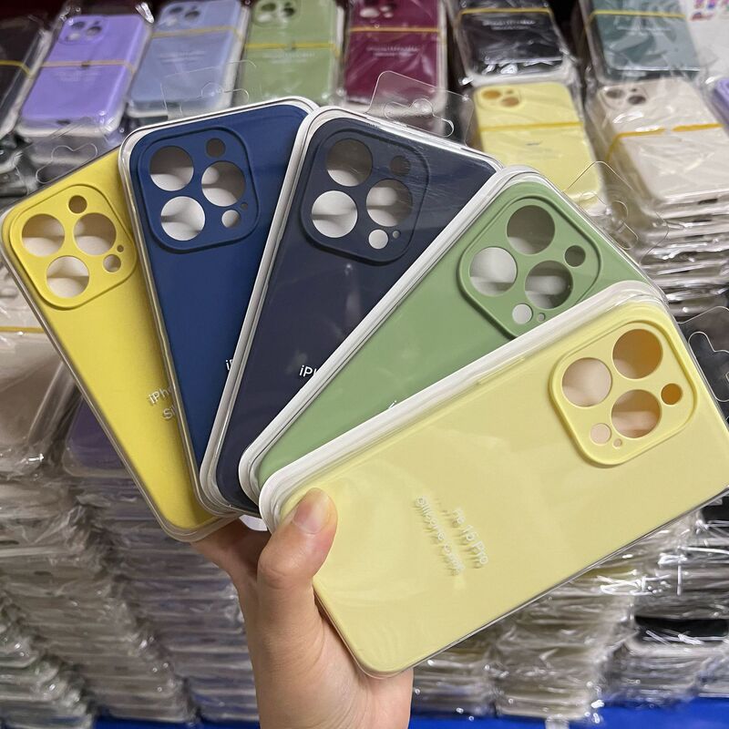 Suitable for iphone15promax All-inclusive Liquid Silicone Case Apple 15pro Fine Hole Anti-drop Case 15/15plus