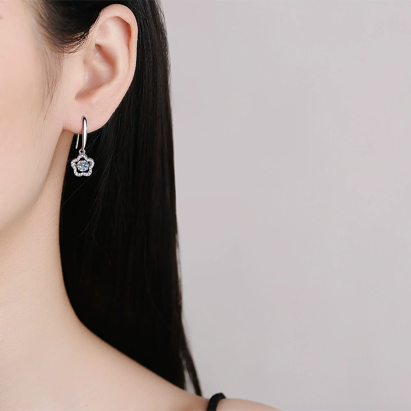 Agile earrings, 1 carat, wholesale