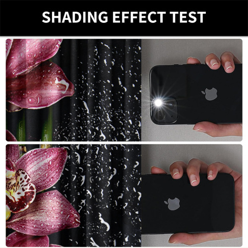 2024 New Product Full Blackout Film 3D Digital Printing Personalized Curtains Overseas Warehouse Dropshipping Cross-border Curtains