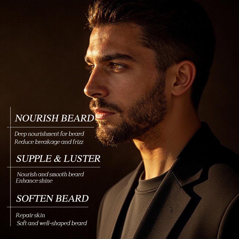 KORMESIC men 's beard care kit box facial humectante humectante fabricantes de comercio exterior transfronterizo al por mayor image 3