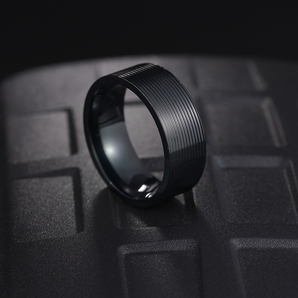 201 Stainless Steel Material Geometric Pattern Simple Style Geometric 201 Stainless Steel Plating Gold Plated Men'S Rings