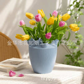 Style 立体浮雕花瓶个性3D打印花器 家居桌面干花插花工艺品26819