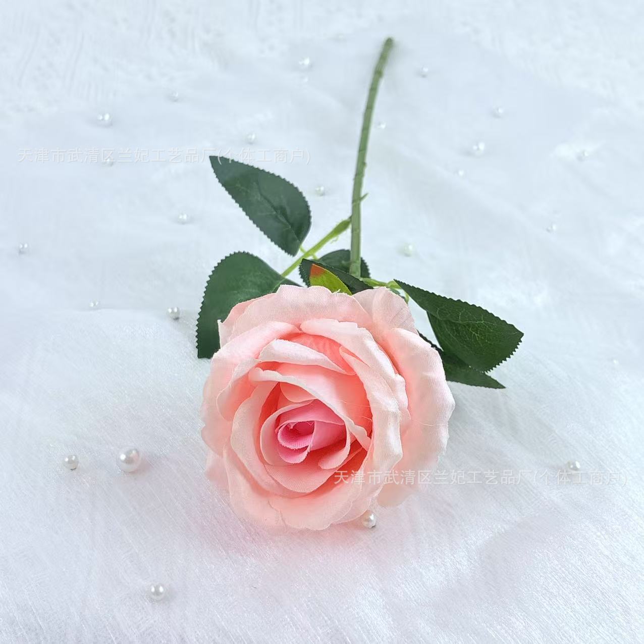 Paño de piel de simulación Acacia rosa flor falsa única flor artificial boda casa auditorio decoración ramo fotografía accesorios transfronterizos