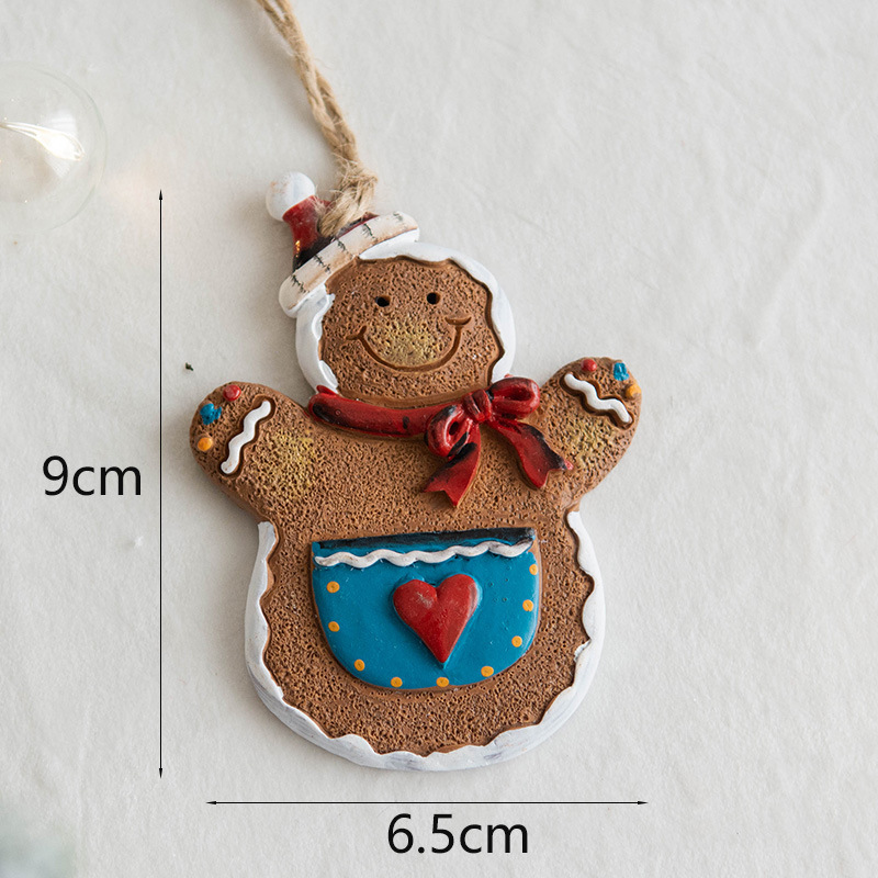 Christmas Christmas Gingerbread Resin Party Hanging Ornaments 1 Piece display picture 5