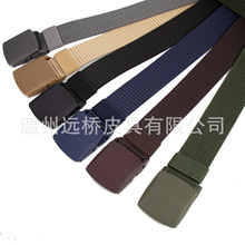 跨境代发战术布带男款腰带帆布尼龙腰带男士高级感配饰工厂现货款