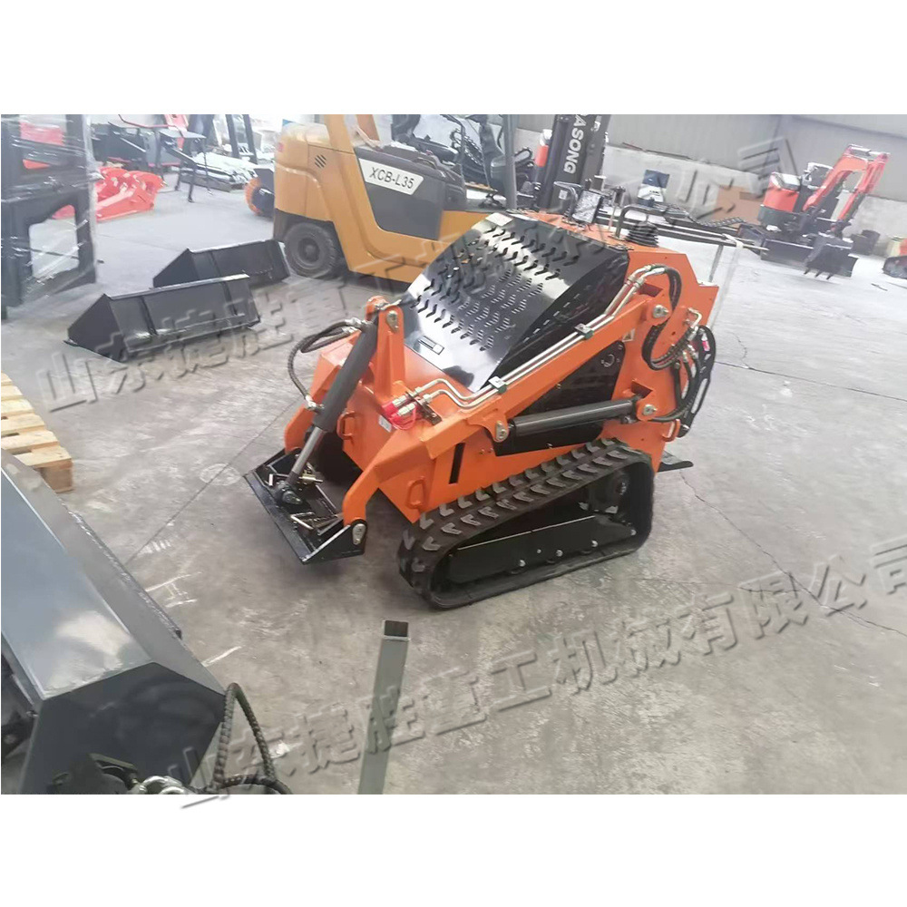 Cargador deslizante tipo rastreo pequeño para ingeniería de construcción de todo terreno carretilla elevadora agrícola cargador de jardín de campo